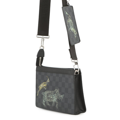 LOUIS VUITTON Gaston Wearable Wallet NoirN64608 Damier Graphite