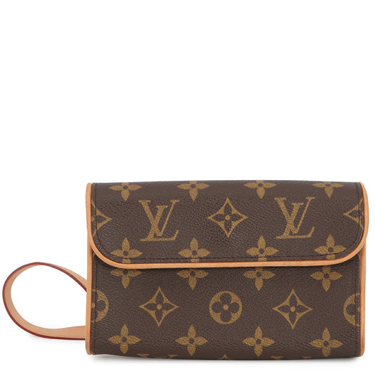 LOUIS VUITTON Pochette Florentine BeigeM51855 Monogram Size M