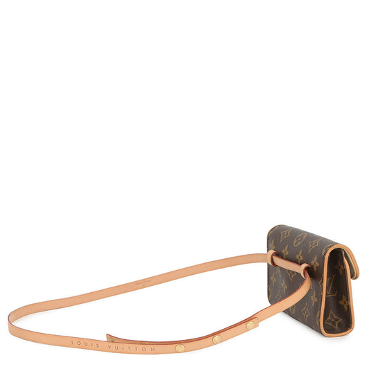 LOUIS VUITTON Pochette Florentine BeigeM51855 Monogram Size M