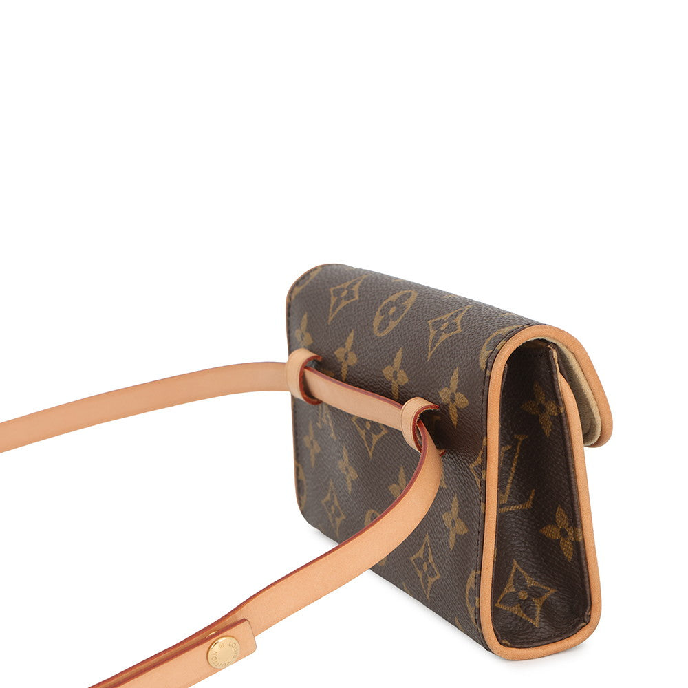 LOUIS VUITTON Pochette Florentine BeigeM51855 Monogram Size M