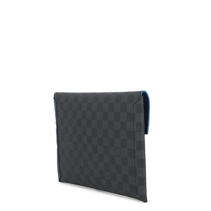 LOUIS VUITTON Alpha Triple Pouch NoirN40296 Damier Graphite