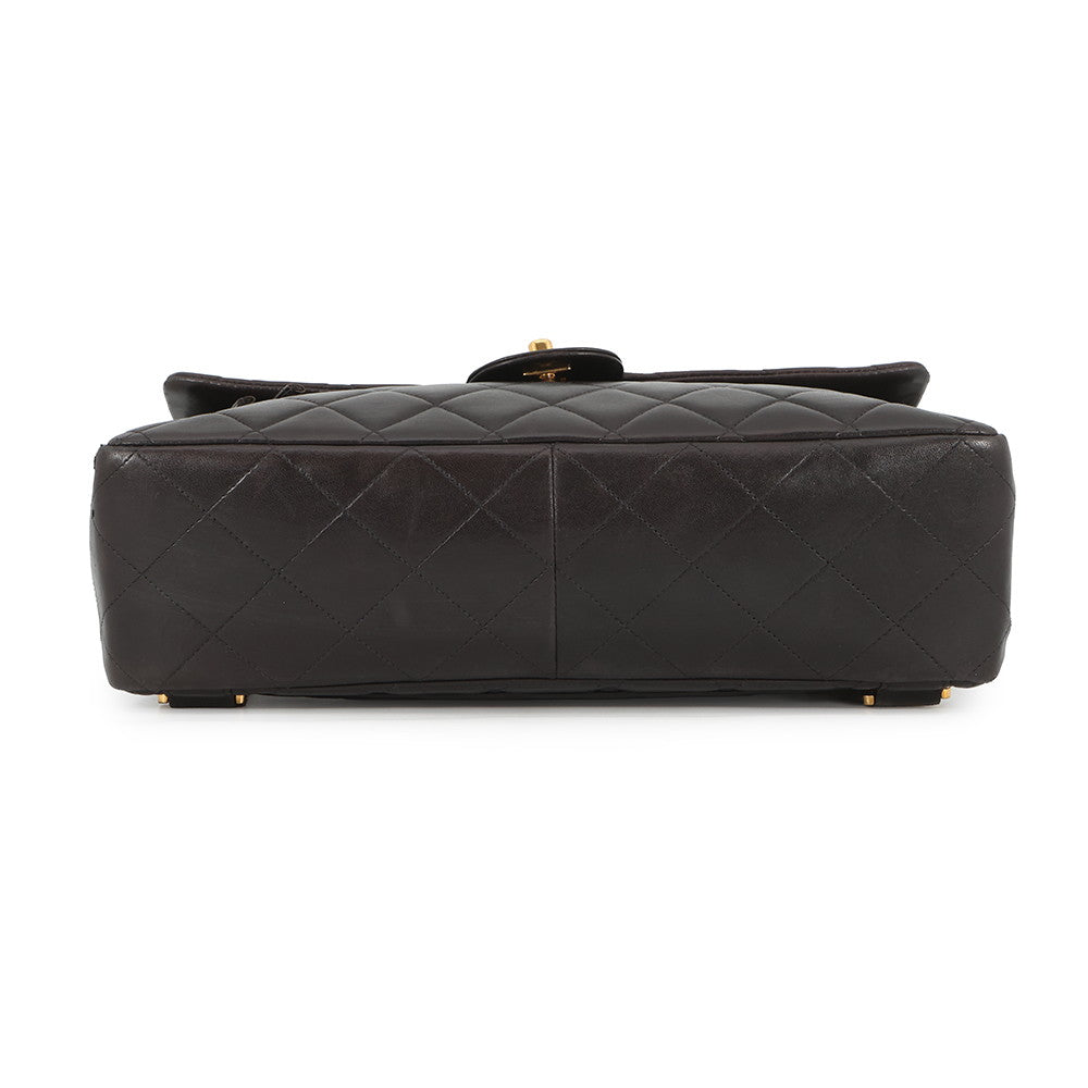 CHANEL Matelasse Backpack Black Lambskin