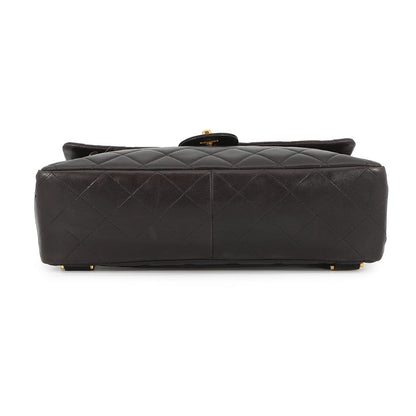 CHANEL Matelasse Backpack Black Lambskin