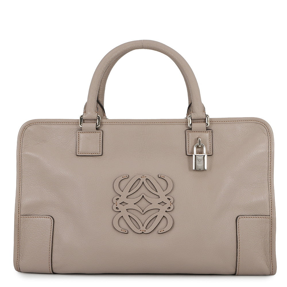 LOEWE Amazonas Greige352.95.A22 Goatskin Leather Size 36