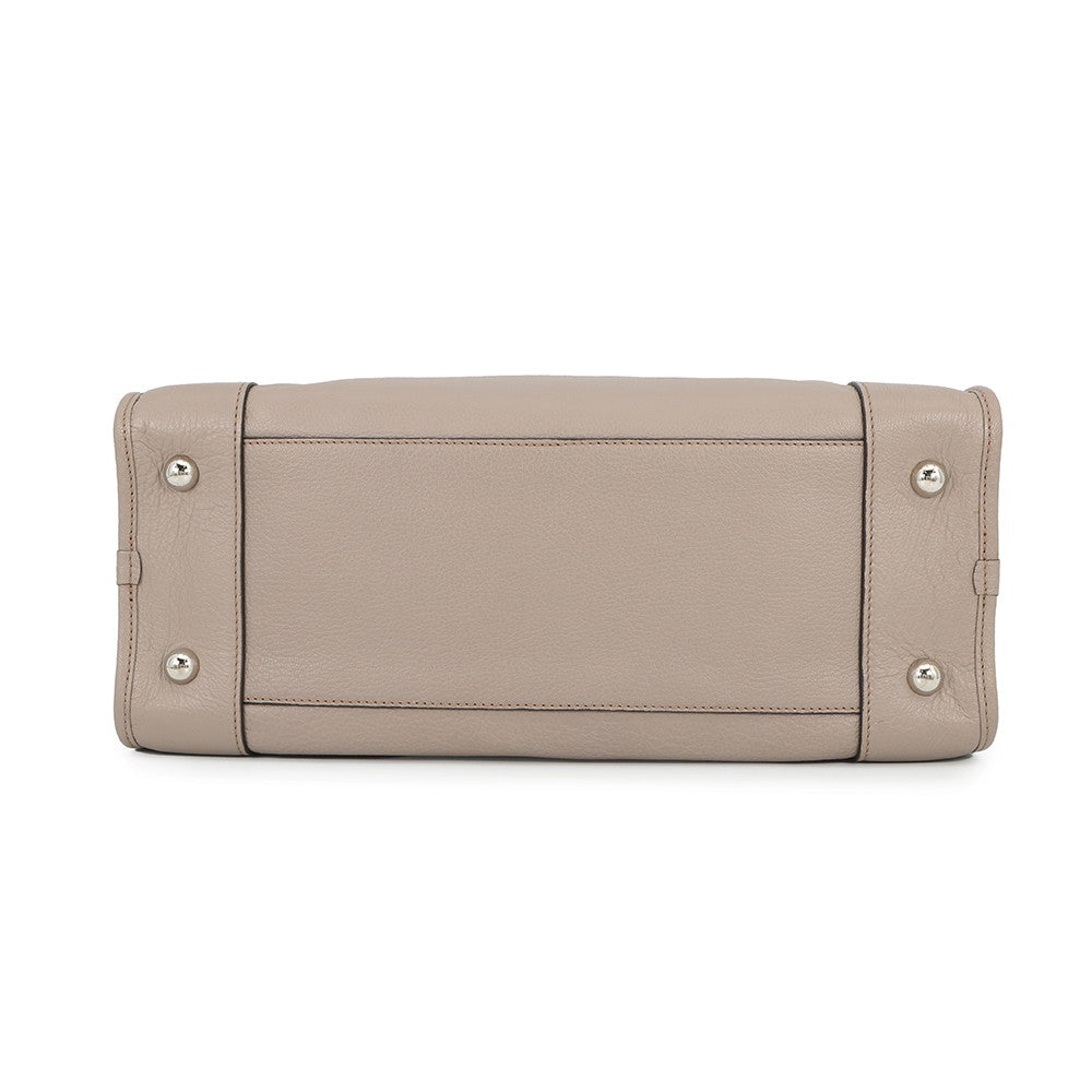 LOEWE Amazonas Greige352.95.A22 Goatskin Leather Size 36