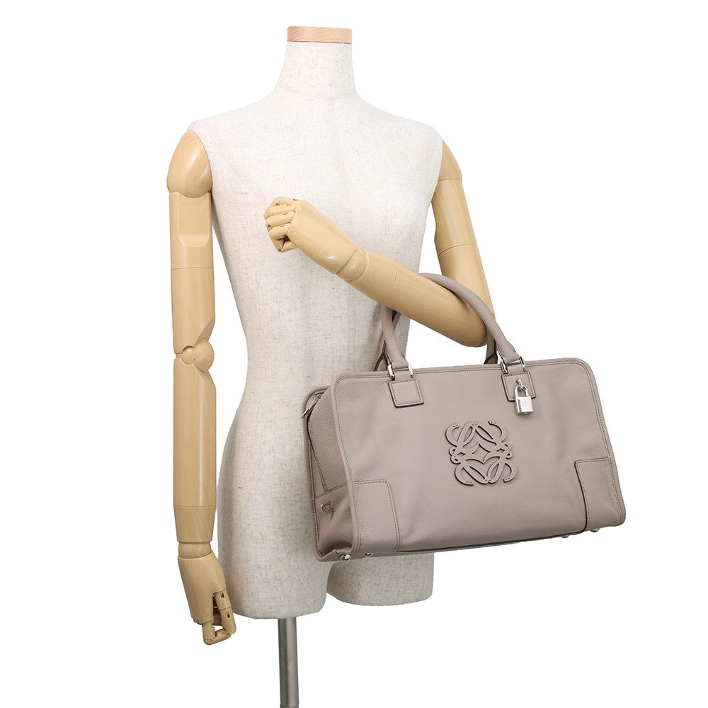 LOEWE Amazonas Greige352.95.A22 Goatskin Leather Size 36
