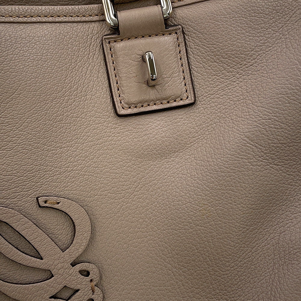 LOEWE Amazonas Greige352.95.A22 Goatskin Leather Size 36