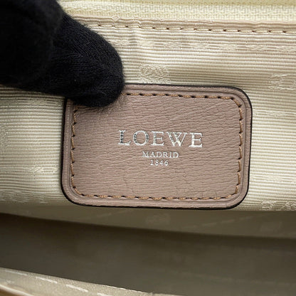 LOEWE Amazonas Greige352.95.A22 Goatskin Leather Size 36