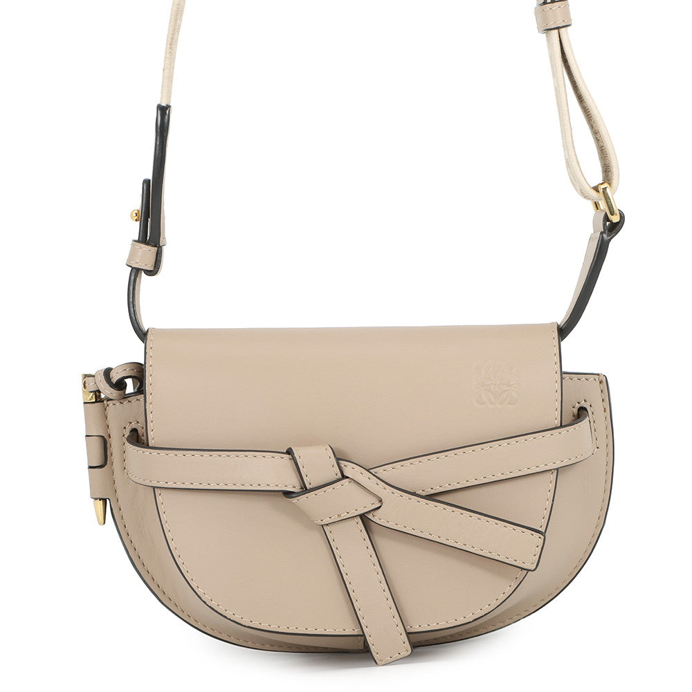 LOEWE Gate bag BeigeA650N46X13 Leather Size Mini