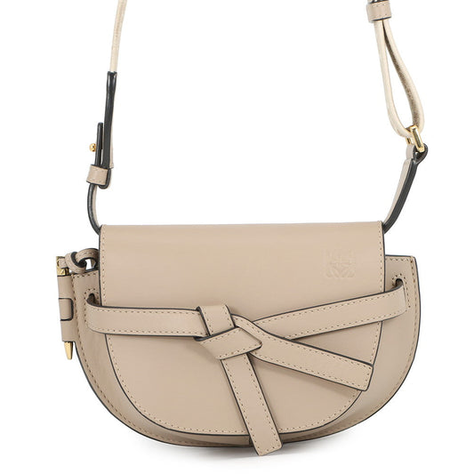 LOEWE Gate bag BeigeA650N46X13 Leather Size Mini