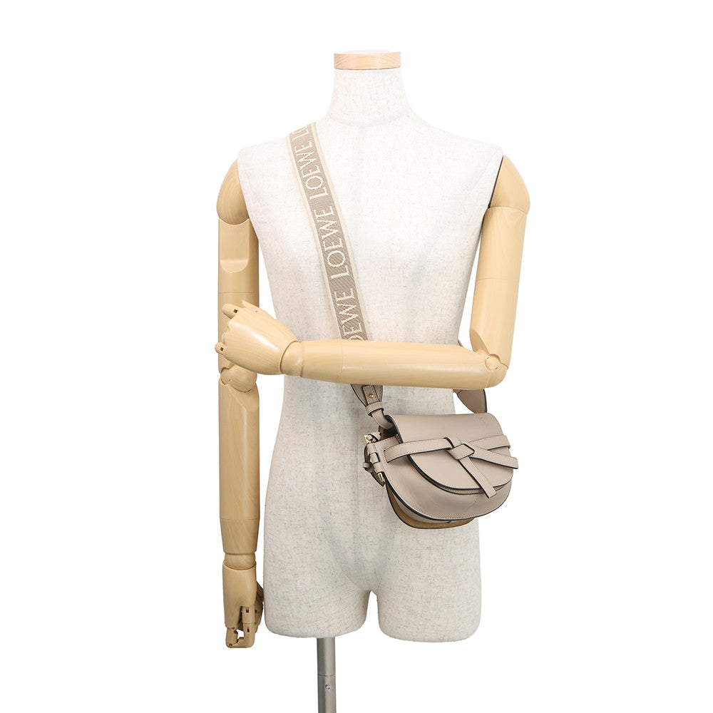 LOEWE Gate bag BeigeA650N46X13 Leather Size Mini