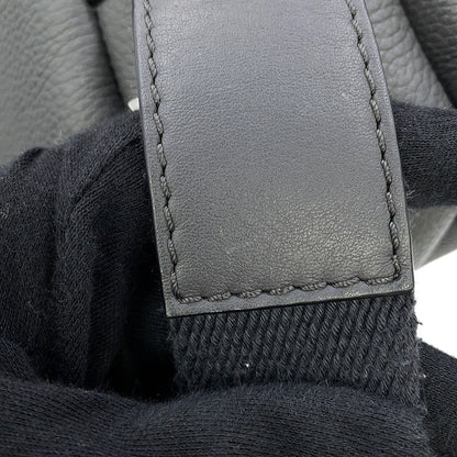 LOEWE Military messenger Gray317.12AA72 Leather Size XS