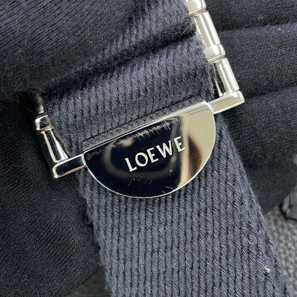 LOEWE Military messenger Gray317.12AA72 Leather Size XS