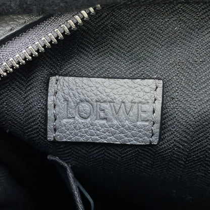 LOEWE Military messenger Gray317.12AA72 Leather Size XS