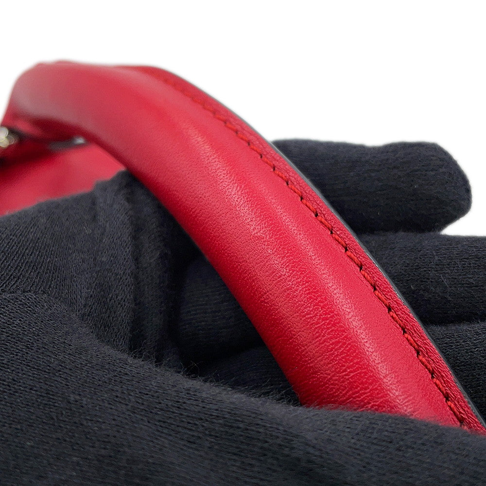 LOEWE Puzzle bag Red326.30.K74 Leather Size Medium