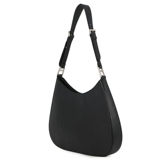 PRADA Saffiano Leather Cleo Shoulder Black Leather