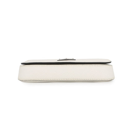 PRADA Saffiano Leather Shoulder Bag White2VD061_9Z2_F0PG7_V_OOL Leather