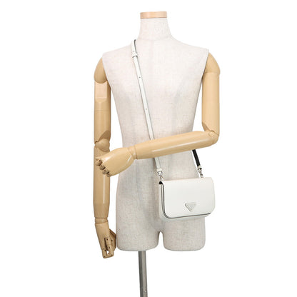 PRADA Saffiano Leather Shoulder Bag White2VD061_9Z2_F0PG7_V_OOL Leather