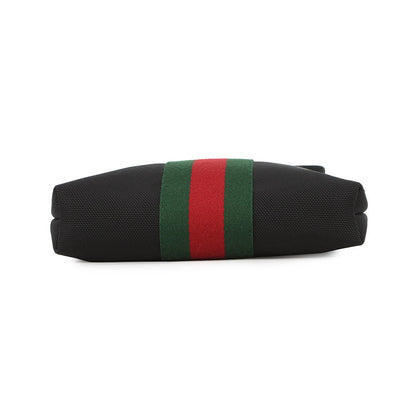 GUCCI Cherie line Shoulder Bag Black631195 Canvas Leather