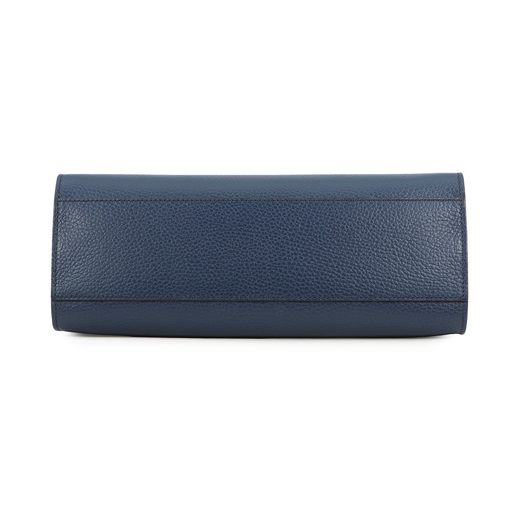 GUCCI Bamboo Nimfair 2WAY Bag Navy459076 Leather