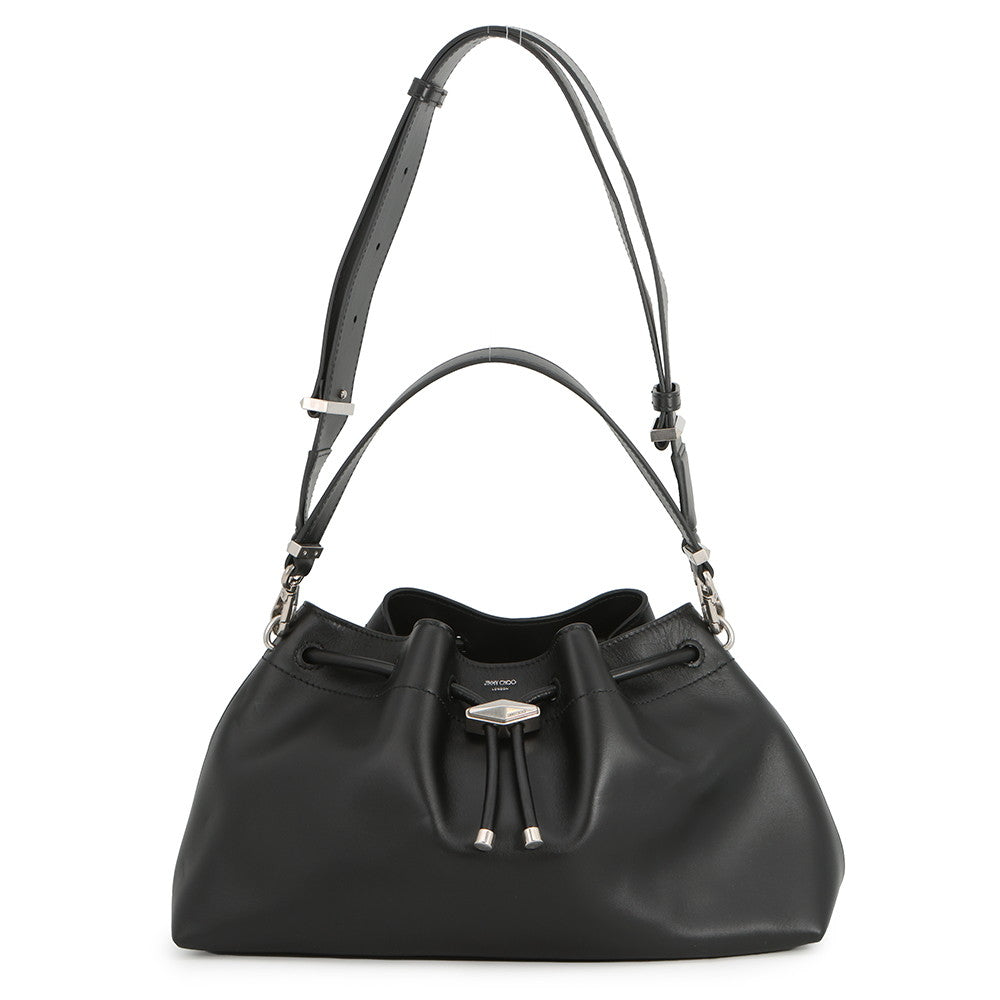 JIMMY CHOO Scintigraphy BlackBONBONBCKTEWHUT Calf Leather Size Medium