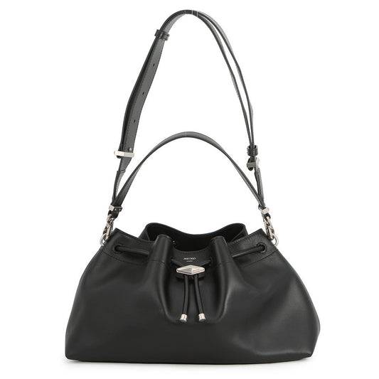 JIMMY CHOO Scintigraphy BlackBONBONBCKTEWHUT Calf Leather Size Medium