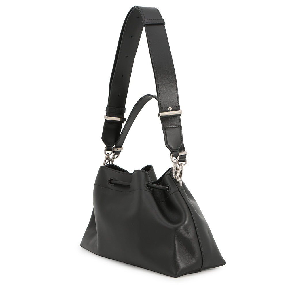 JIMMY CHOO Scintigraphy BlackBONBONBCKTEWHUT Calf Leather Size Medium