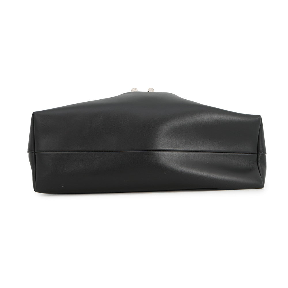 JIMMY CHOO Scintigraphy BlackBONBONBCKTEWHUT Calf Leather Size Medium