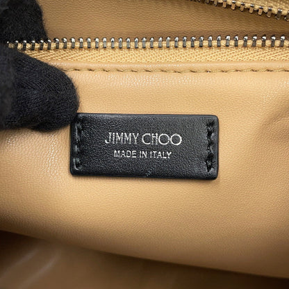 JIMMY CHOO Scintigraphy BlackBONBONBCKTEWHUT Calf Leather Size Medium