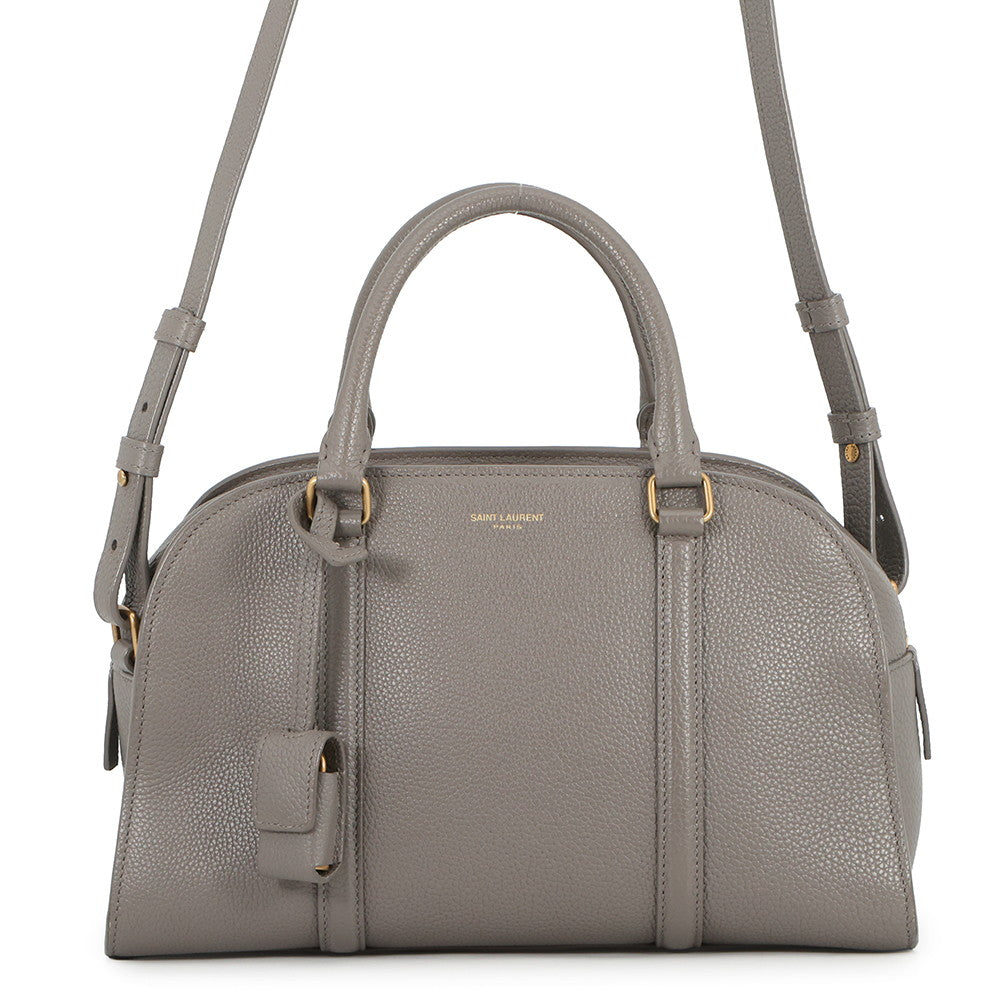 SAINT LAURENT PARIS Duffle Rock 2WAY Bag Gray65500816R0W Leather