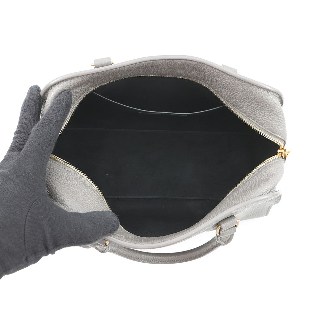SAINT LAURENT PARIS Duffle Rock 2WAY Bag Gray65500816R0W Leather