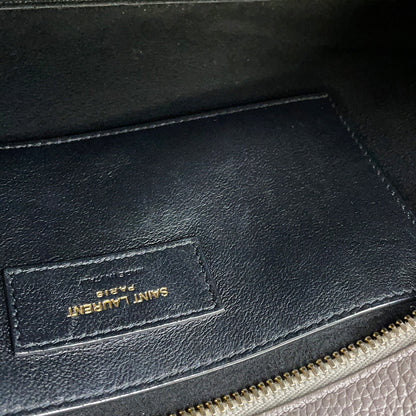 SAINT LAURENT PARIS Duffle Rock 2WAY Bag Gray65500816R0W Leather
