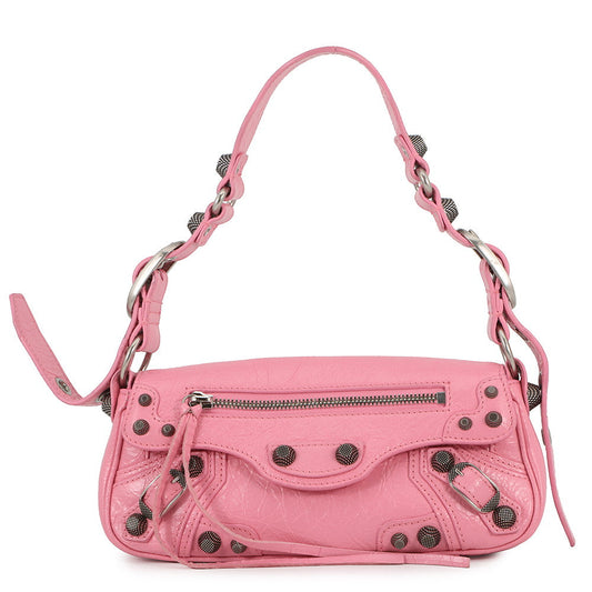 BALENCIAGA LucaGol Sling Bag Pink771670 Leather Size XS