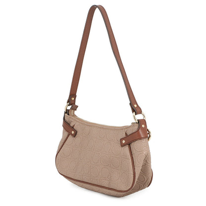 Ferragamo Gancini AccessoriesPouch Brown214435 PVC Leather