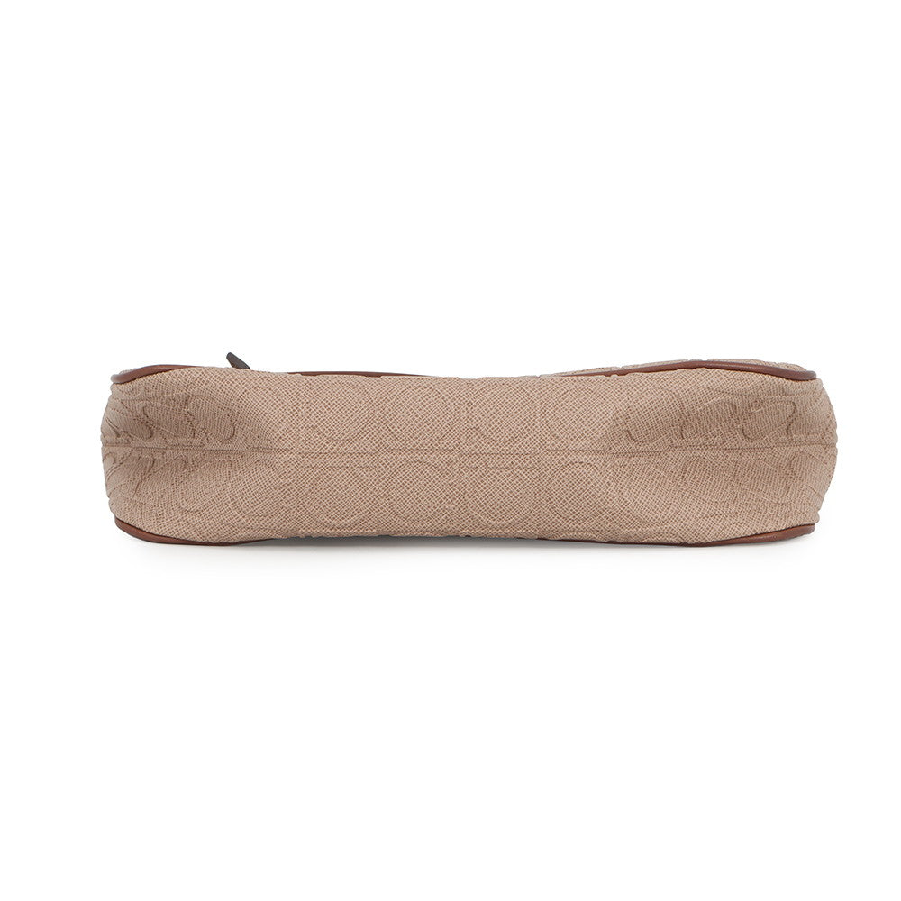 Ferragamo Gancini AccessoriesPouch Brown214435 PVC Leather