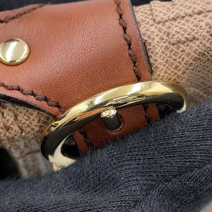 Ferragamo Gancini AccessoriesPouch Brown214435 PVC Leather