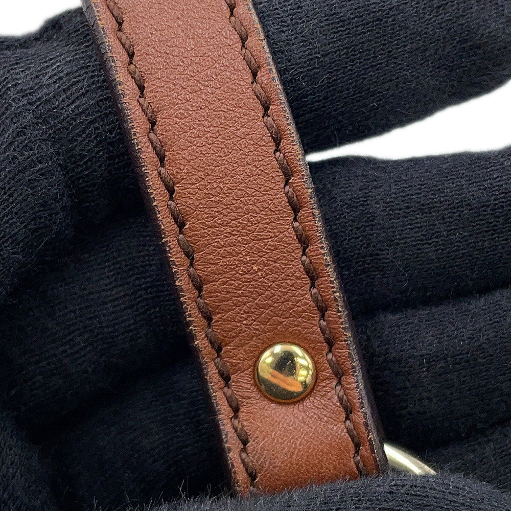 Ferragamo Gancini AccessoriesPouch Brown214435 PVC Leather