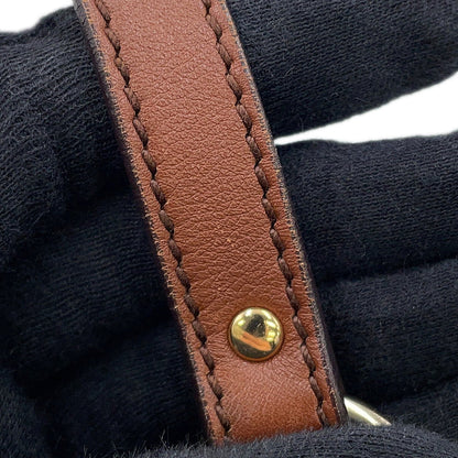 Ferragamo Gancini AccessoriesPouch Brown214435 PVC Leather