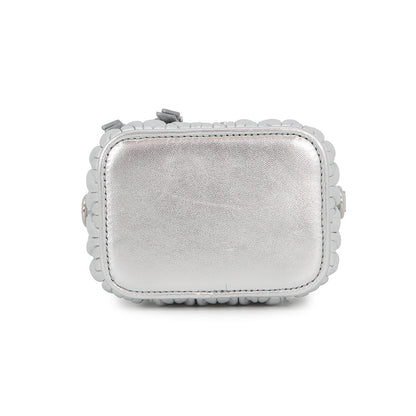 MIUMIU Materasse Shoulder Bag Silver5NR018_AFPP_F0118 Leather Size micro