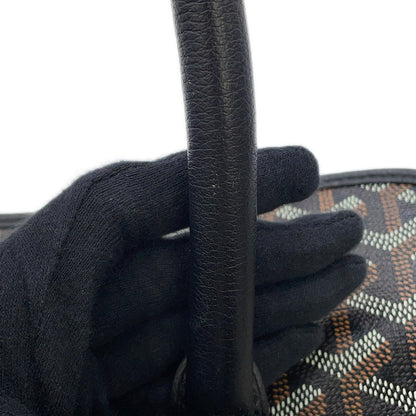 GOYARD Burgundy Tote Black/Brown/WhiteBOURGOMMLTY01CL01P PVC Leather
