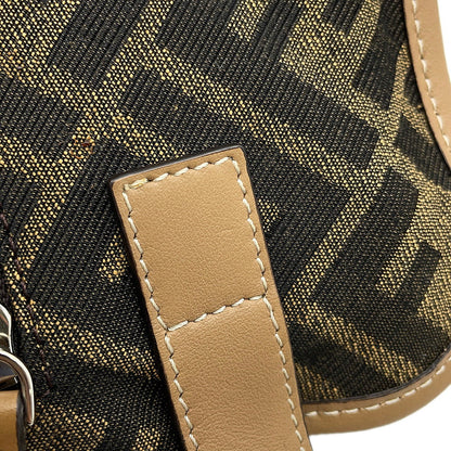 FENDI Strap you Brown8AV417 Canvas Leather