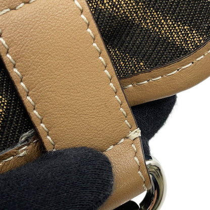 FENDI Strap you Brown8AV417 Canvas Leather