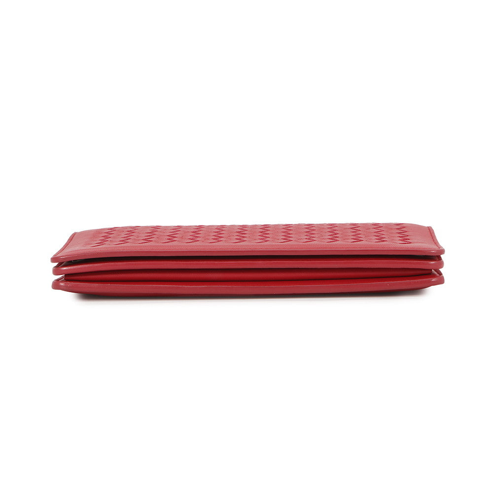 Bottega Veneta INTRECCIATO Chain wallet Red586906 Leather