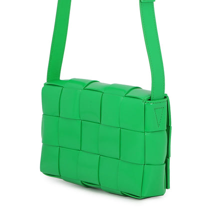 Bottega Veneta Maxi INTRECCIATO Cassette Shoulder Parakeet Leather