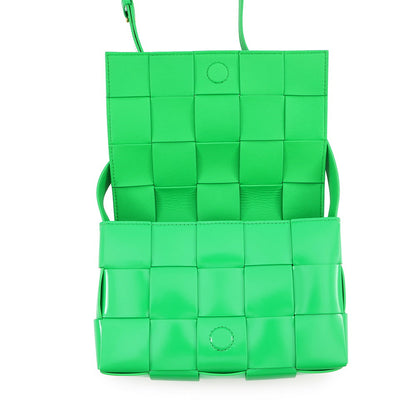 Bottega Veneta Maxi INTRECCIATO Cassette Shoulder Parakeet Leather
