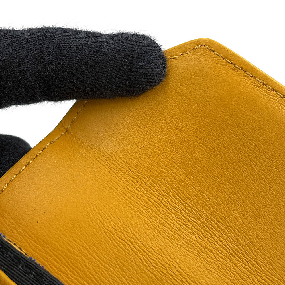 Dior Oblique Padlock Shoulder Bag Yellow/Navy2LXCA344UCT_H20E Canvas Leather