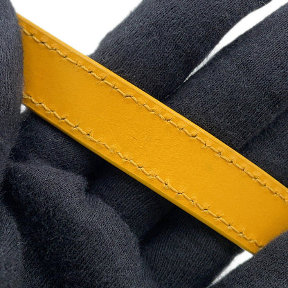 Dior Oblique Padlock Shoulder Bag Yellow/Navy2LXCA344UCT_H20E Canvas Leather