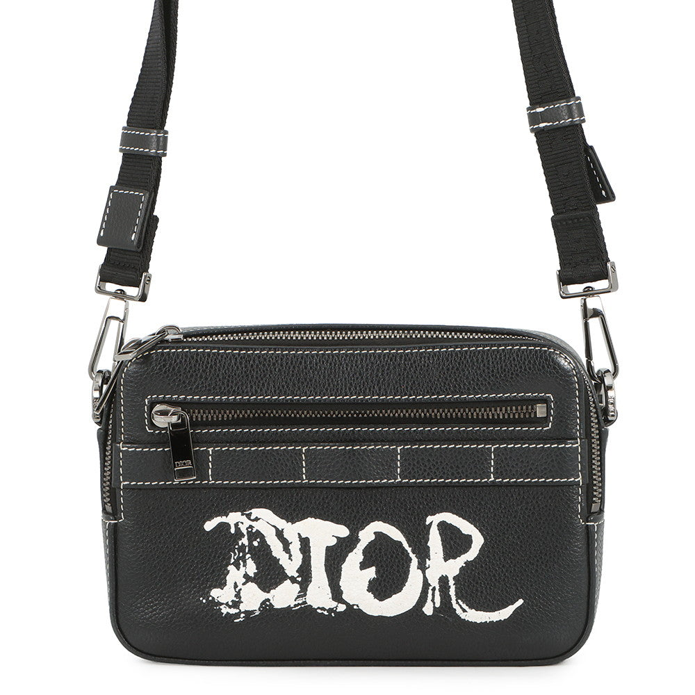 Dior Peter Doig x Safari Messenger Bag Black1ESPO206UCE_H03E Leather