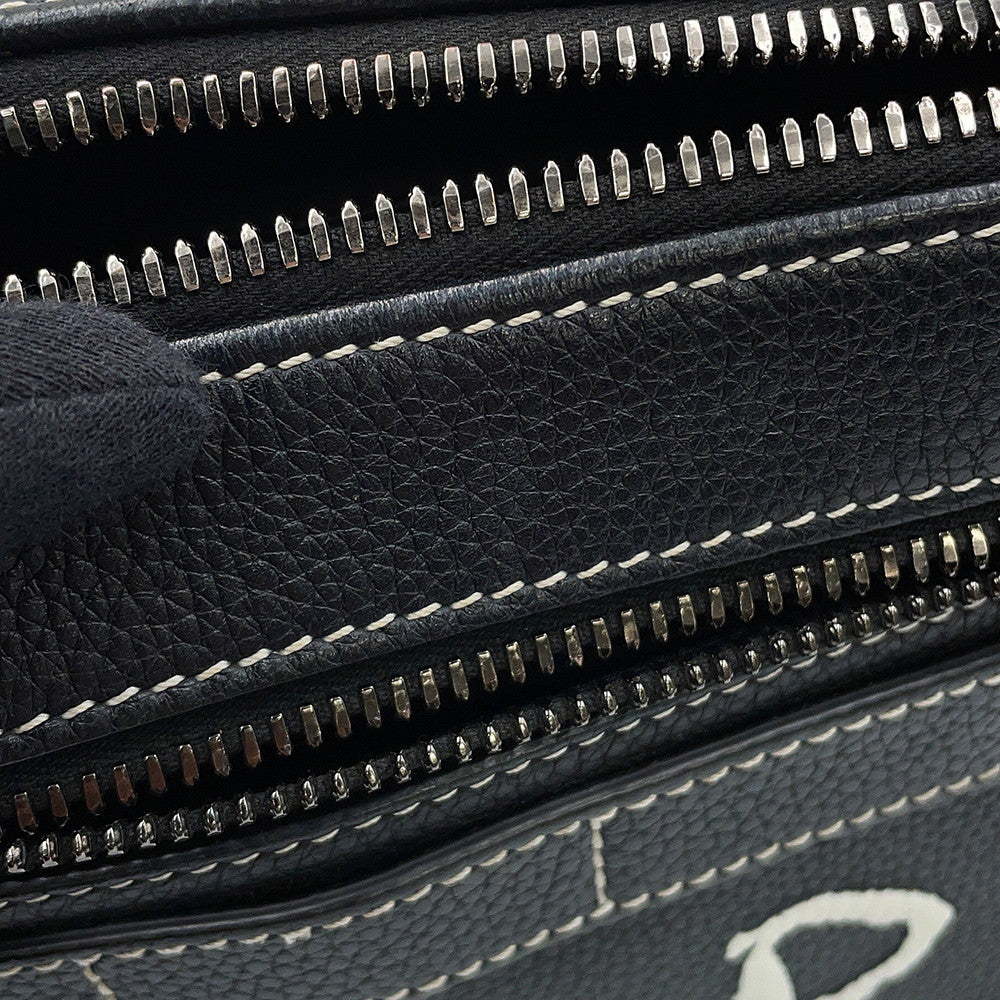Dior Peter Doig x Safari Messenger Bag Black1ESPO206UCE_H03E Leather