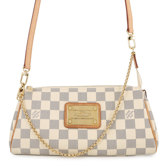 LOUIS VUITTON Eva BeigeN55214 Damier Azur